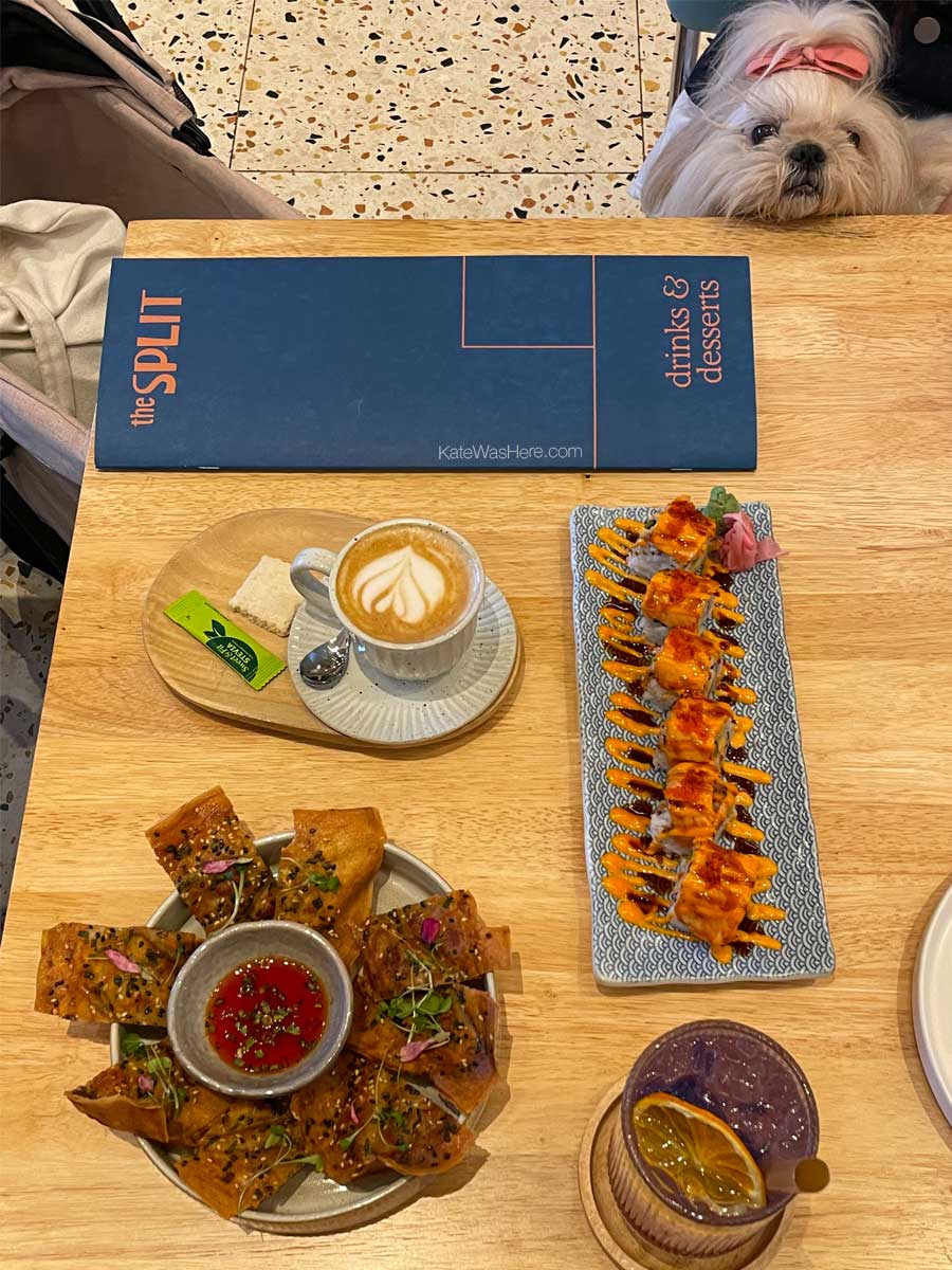 Chef's signature dish at The Split