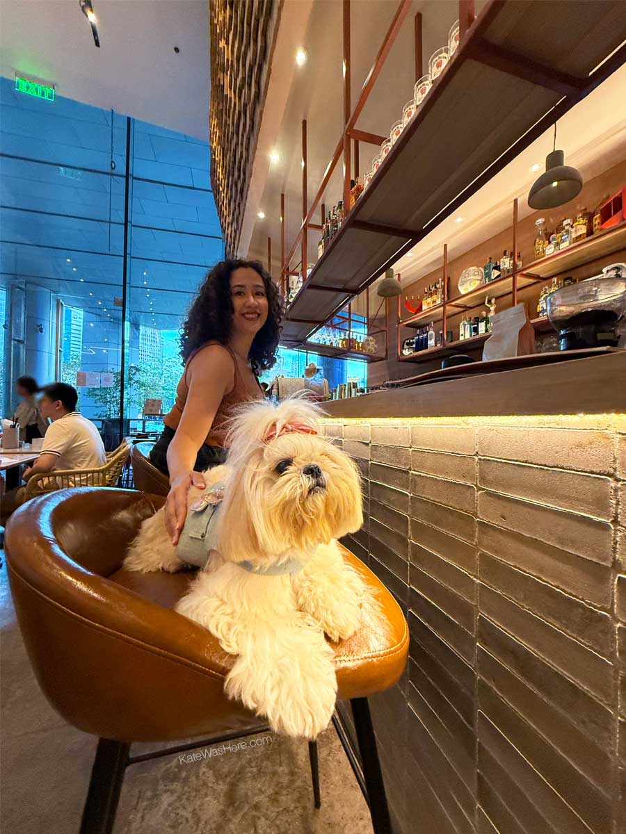 Pet-friendly dining at The Split BGC bar area